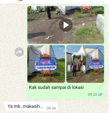 Pengiriman Karangan Bunga Watuduwur Bruno